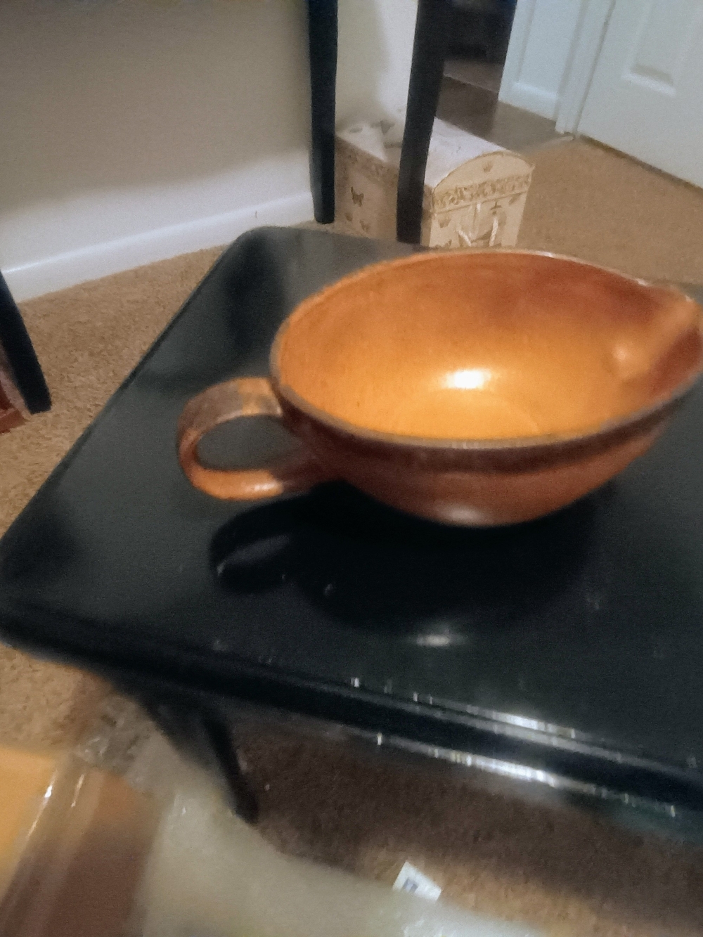 Vintage New Old Stock Nelson Mccoy Gravy Boat.